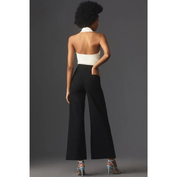 The Ettie High-Rise Crop Wide-Leg Pants by Maeve Black 25 - Picture 3 of 3